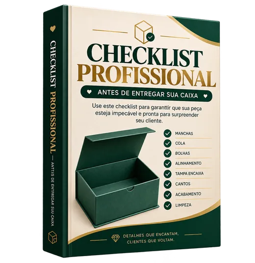 Capa do bónus Checklist Profissional antes de entregar a caixa