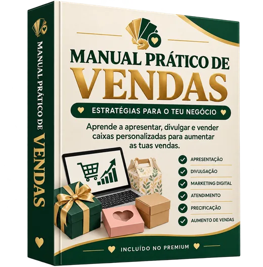 Capa do bónus Manual Prático de Vendas: estratégias para o teu negócio